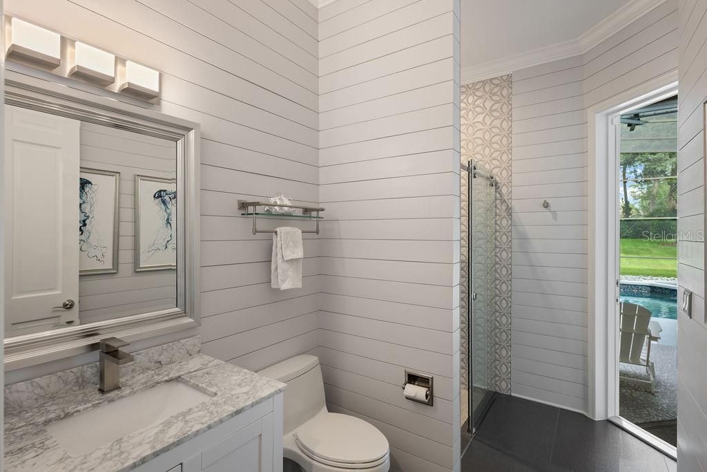 Bathroom, Glass Shower, Interior