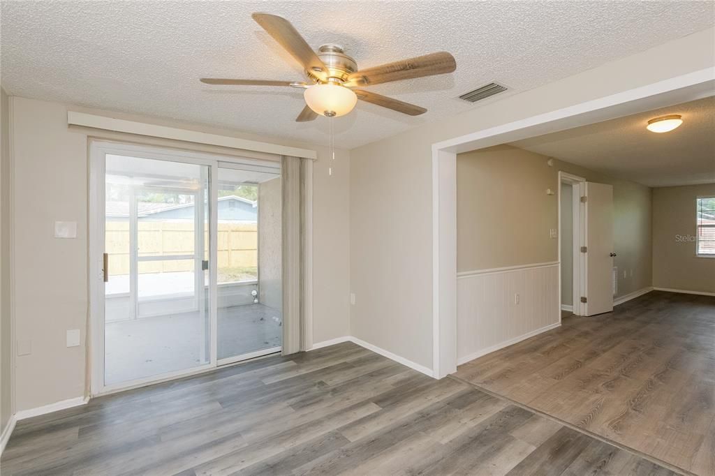 Empty room, Interior, Wood Texture Flooring