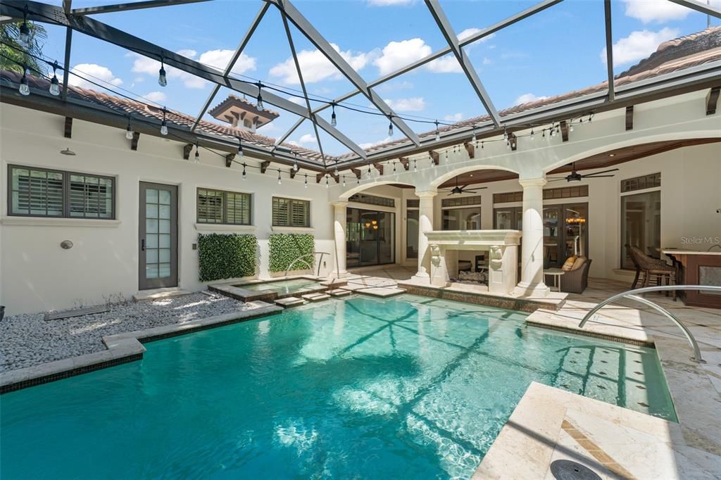 Glass Ceilings, Interior, Pool, Sun Room