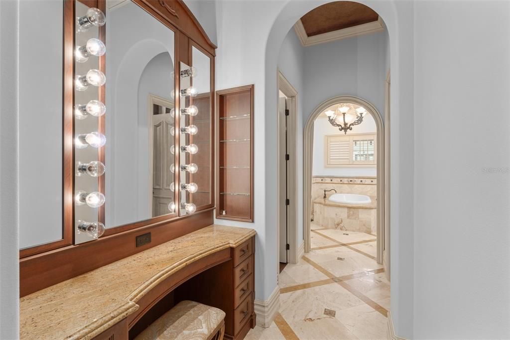 Bathroom, Chandelier, Interior