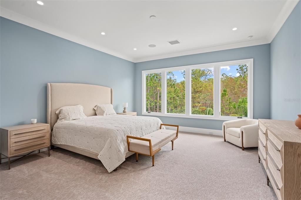 Bedroom, Interior, Recessed Lighting
