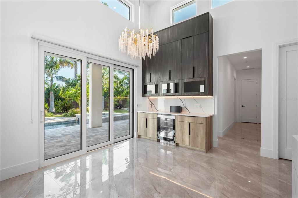 Chandelier, Interior, Recessed Lighting