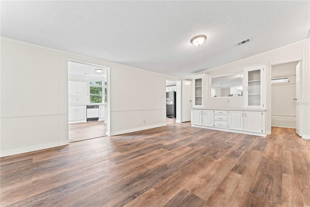 Empty room, Interior, Wood Texture Flooring