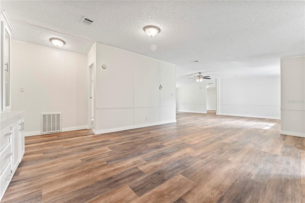 Empty room, Interior, Wood Texture Flooring