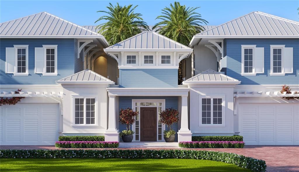 Attached, Exterior, Facade, Farmhouse