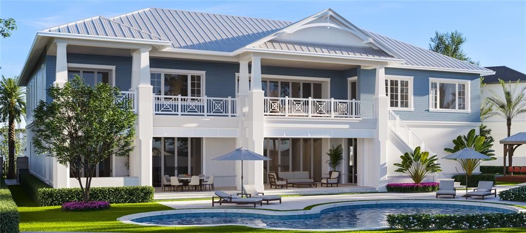 Exterior, Facade, Pool, Queen Anne Victorian