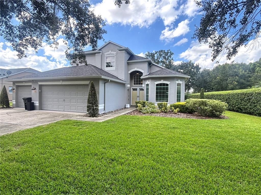 Attached, Backyard, Exterior, Facade, French Provincial
