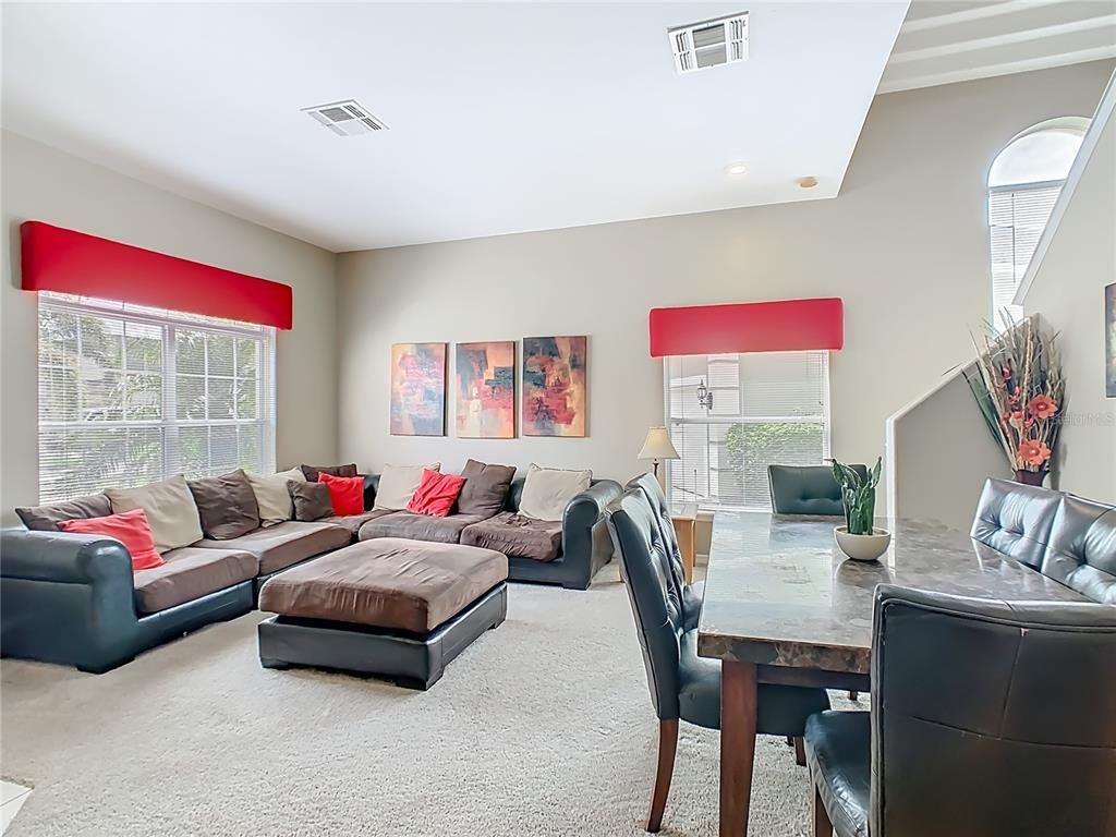 Dining room, Interior, Living room, Recessed Lighting