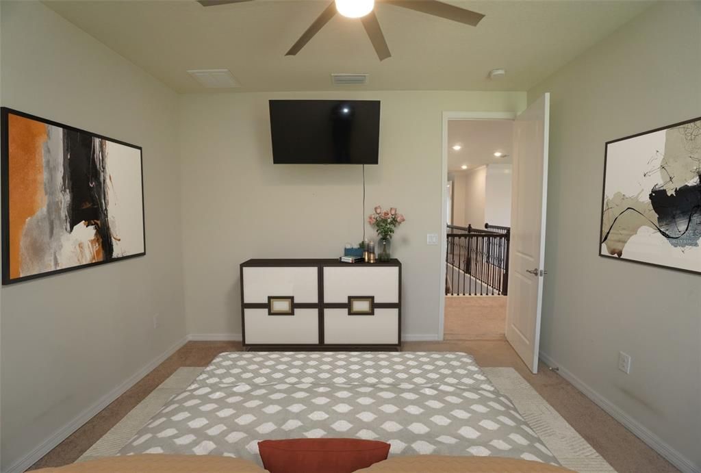 Bedroom, Interior, Recessed Lighting