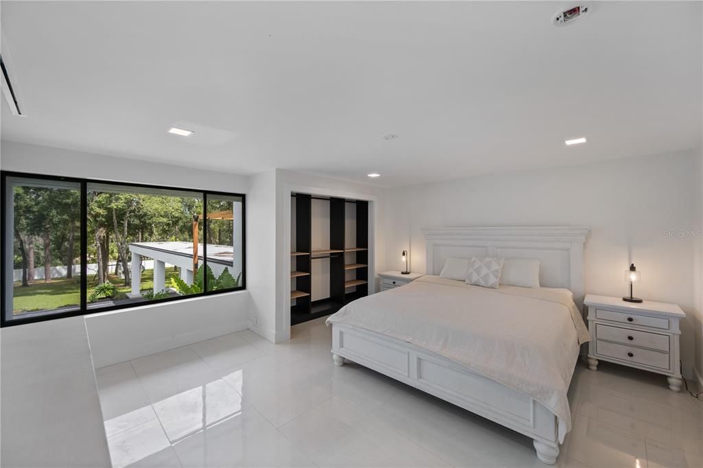 Bedroom, Interior, Recessed Lighting