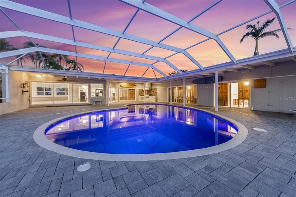 Glass Ceilings, Interior, Pool, Sun Room