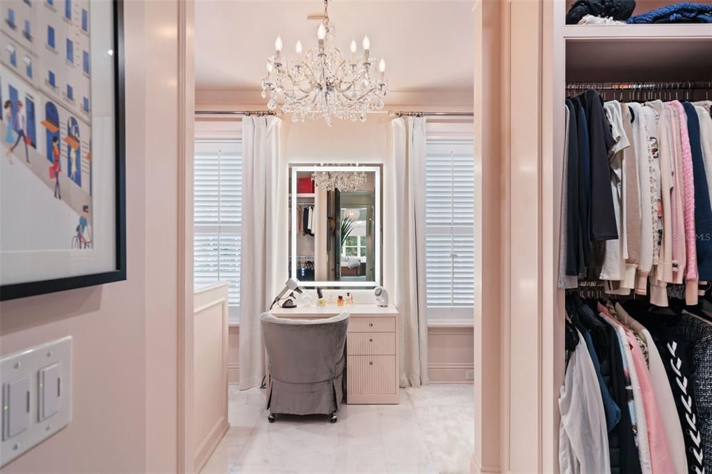 Bathroom, Chandelier, Interior, Marble, Walk-in Closets