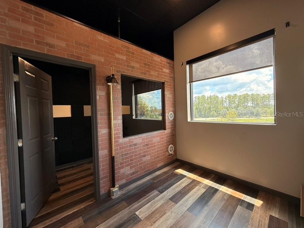 Interior, Stone Walls, Wood Texture Flooring