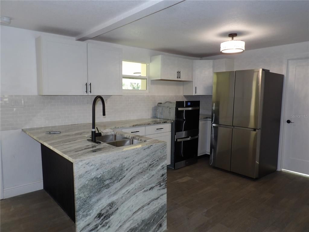 Interior, Kitchen, Wood Texture Flooring