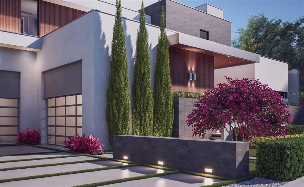 Exterior, Facade, Modern