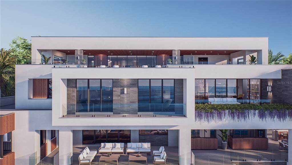 Exterior, Facade, Modern