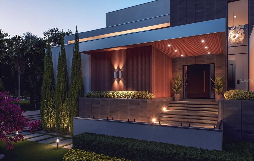 Exterior, Facade, Modern