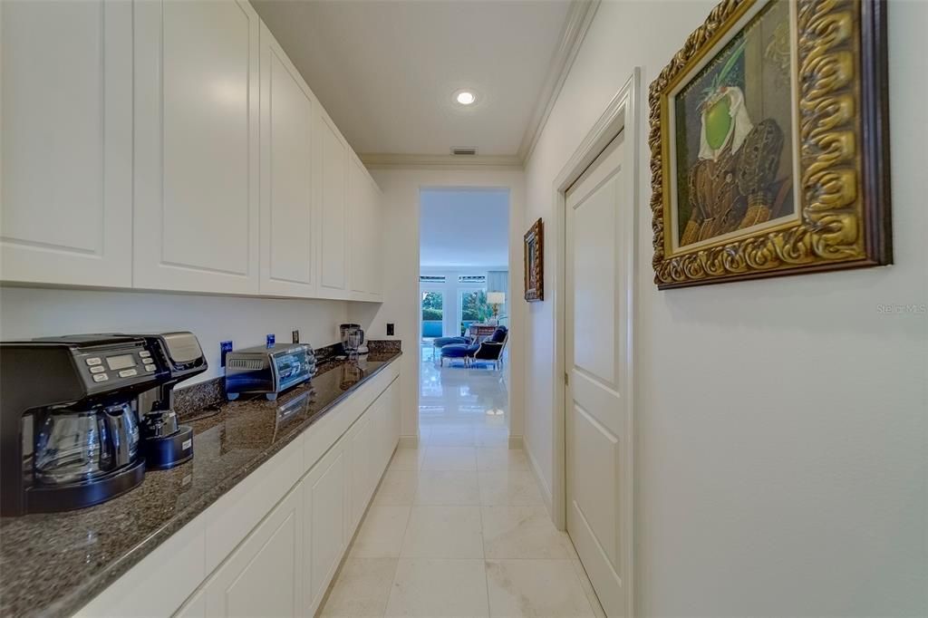 Interior, Kitchen, Marble, Recessed Lighting