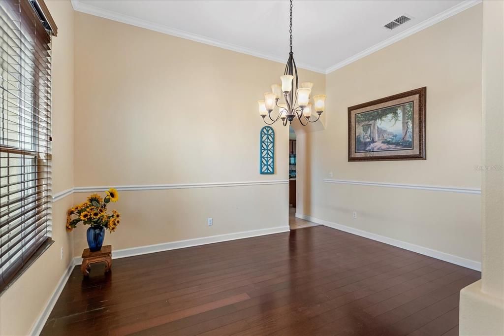 Chandelier, Interior, Wood Texture Flooring