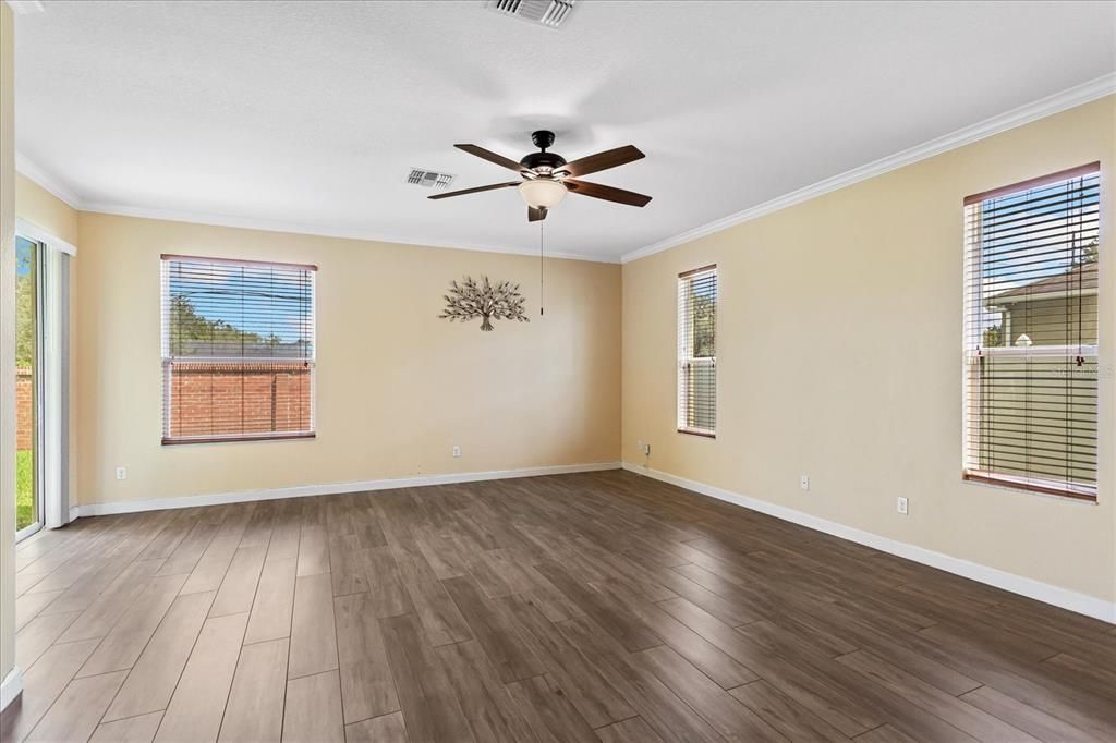 Empty room, Interior, Wood Texture Flooring