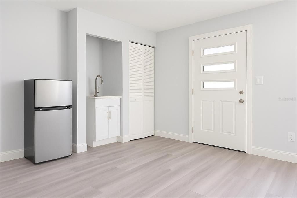 Interior, Kitchen, Wood Texture Flooring