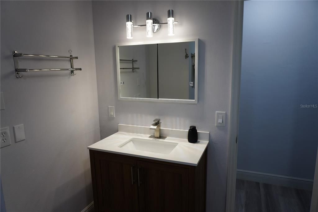 Bathroom, Interior, Wood Texture Flooring