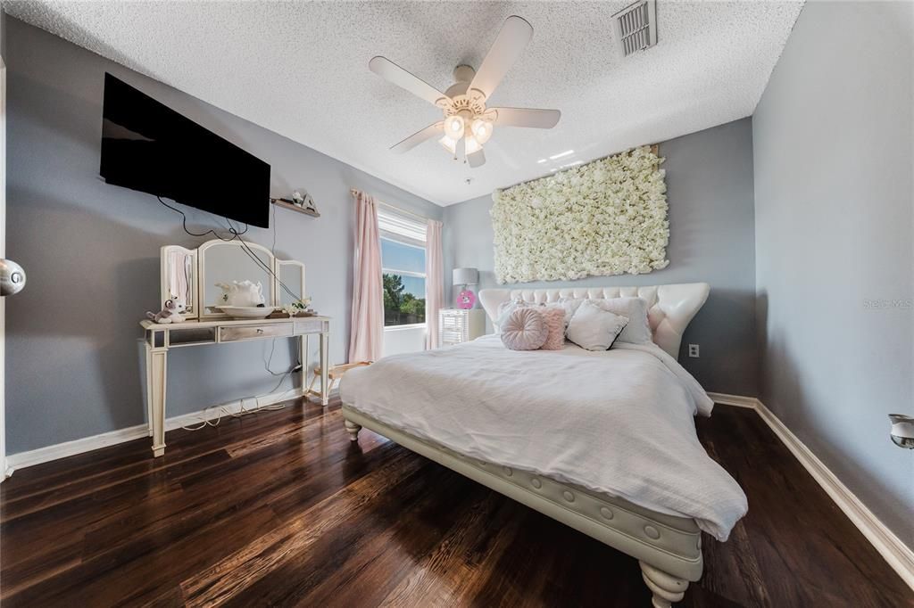 Bedroom, Interior, Wood Texture Flooring