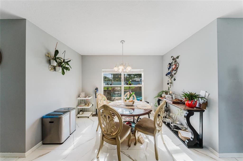 Dining room, Interior, Pendant Lights