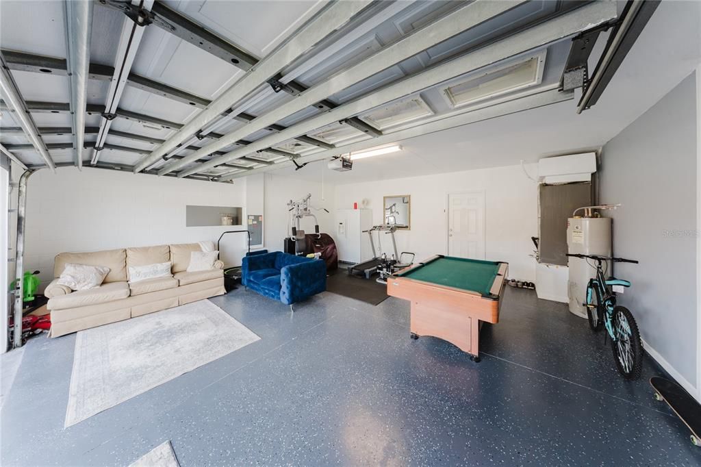 Billiard Table, Game Room, Garage, Interior