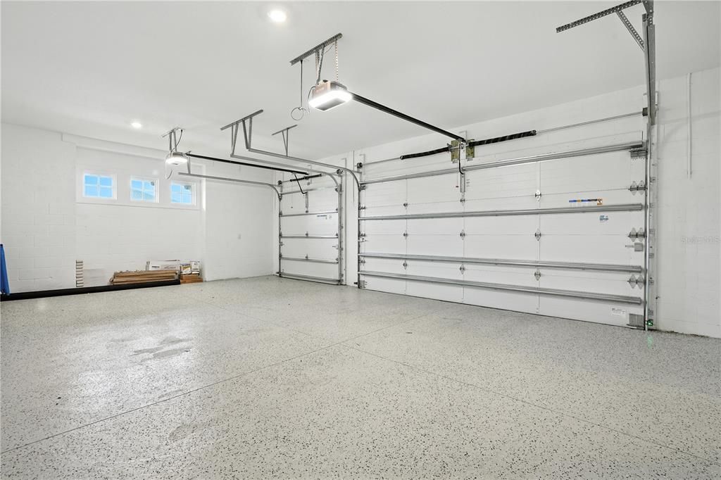 Garage, Interior, Recessed Lighting
