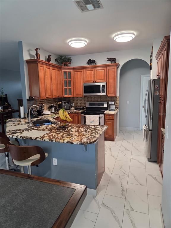 Interior, Kitchen, Marble