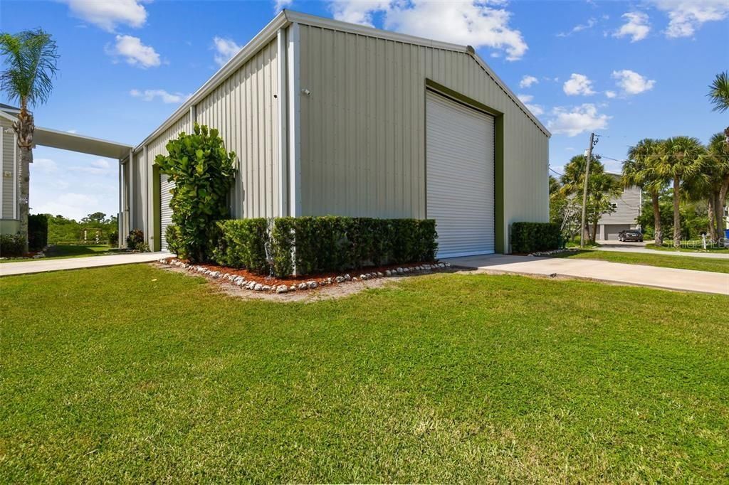 Backyard, Detached Garage, Exterior