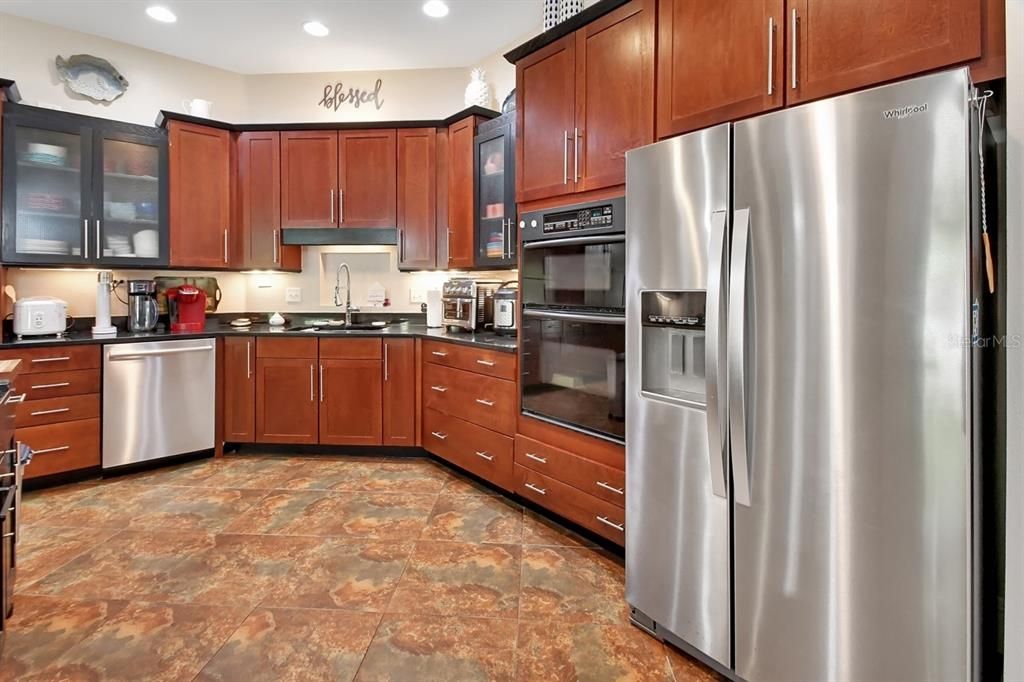 Interior, Kitchen, Recessed Lighting, Stainless Steel Appliances