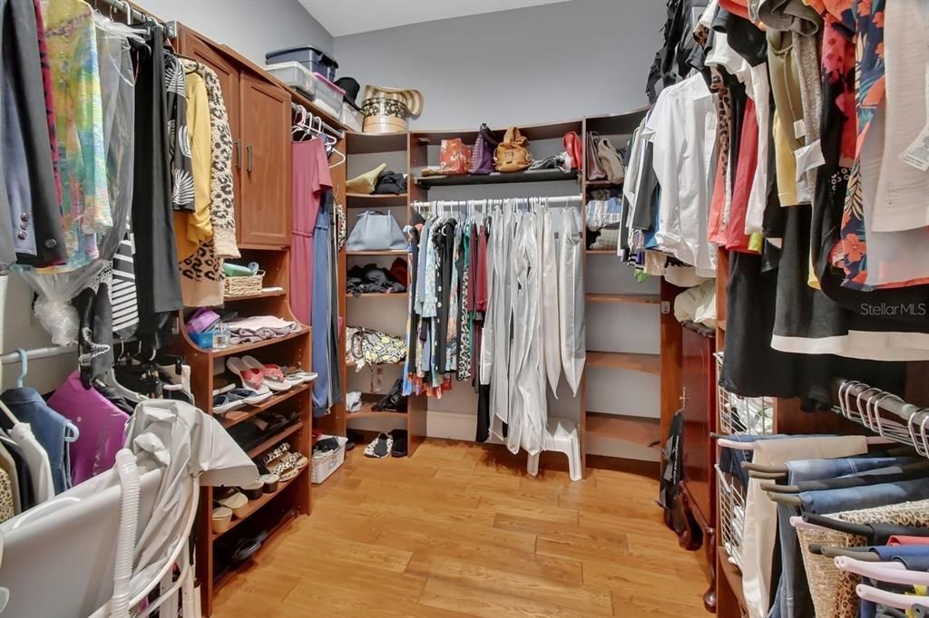 Interior, Walk-in Closets, Wood Texture Flooring