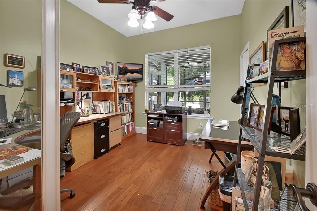 Home Office, Interior, Wood Texture Flooring