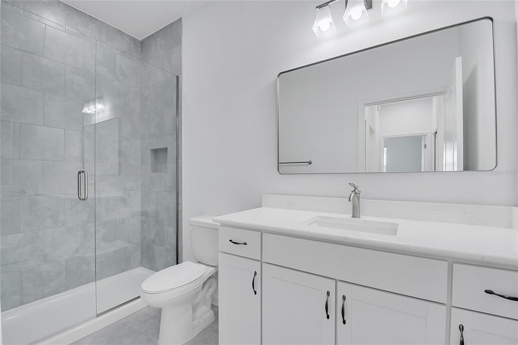 Bathroom, Glass Shower, Interior