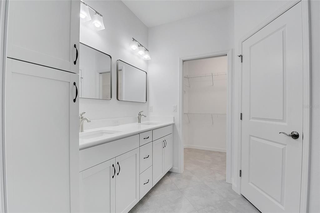 Bathroom, Dual Sink Vanities, Interior, Walk-in Closets