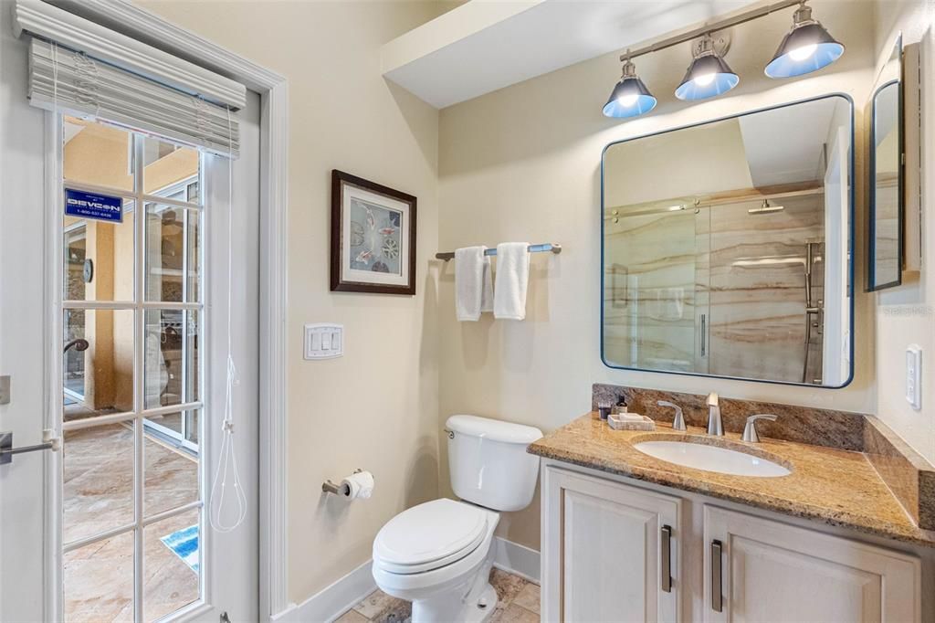 Bathroom, Glass Shower, Interior