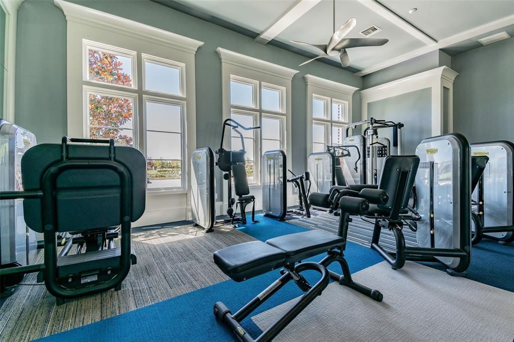 Fitness Equipment, Gym, Interior