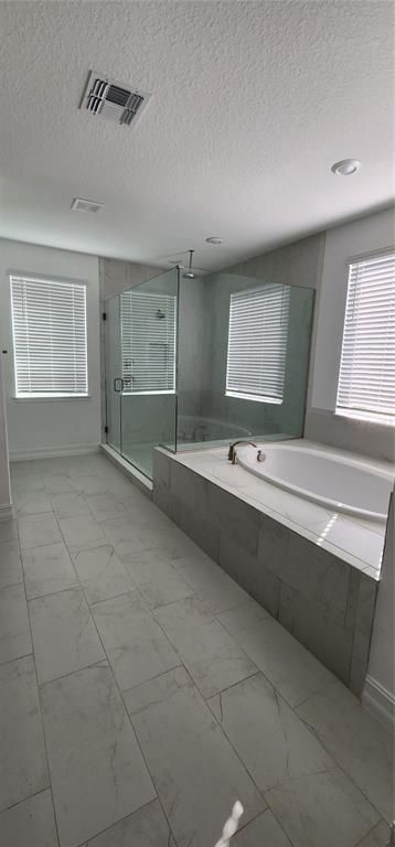 Bathroom, Glass Shower, Interior, Marble, Recessed Lighting