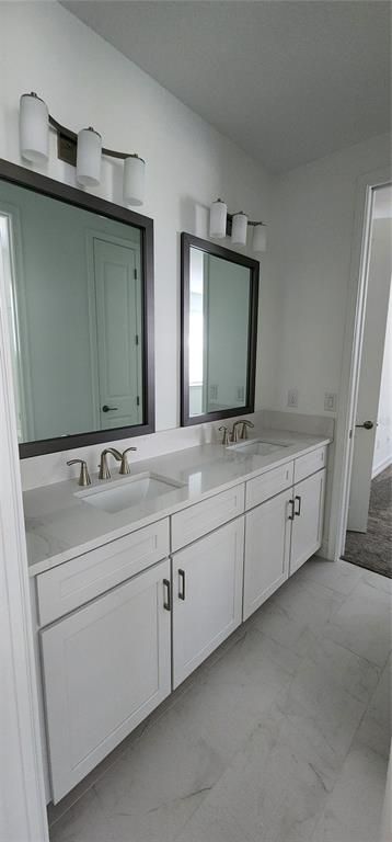 Bathroom, Dual Sink Vanities, Interior, Marble