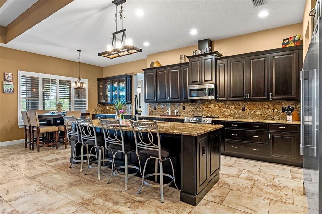 Dining room, Interior, Kitchen, Pendant Lights, Recessed Lighting