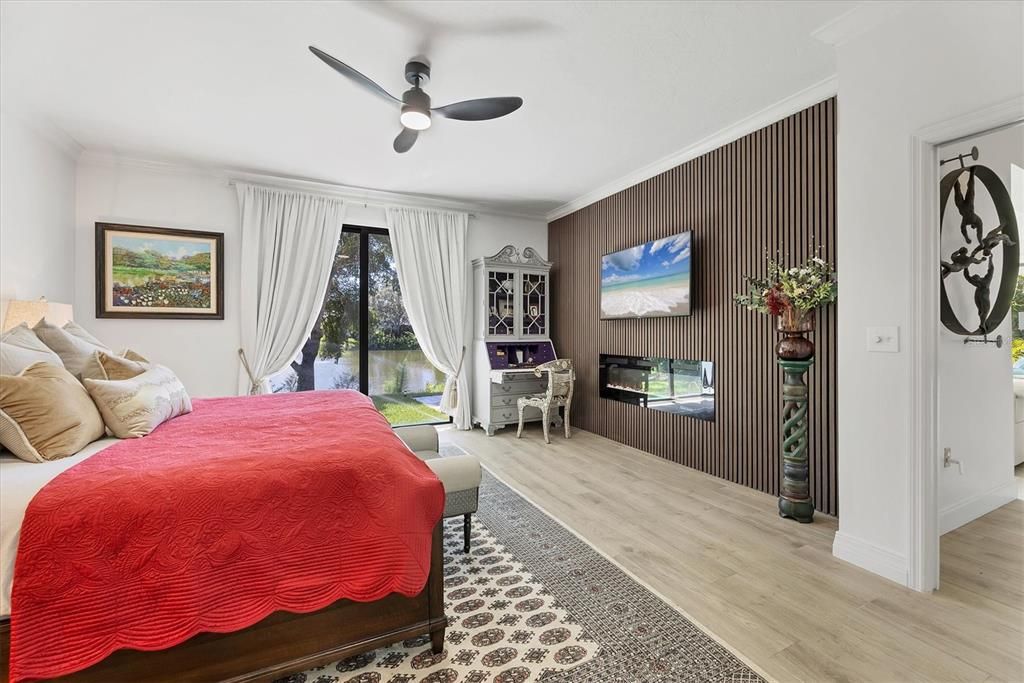 Bedroom, Interior, Wood Texture Flooring