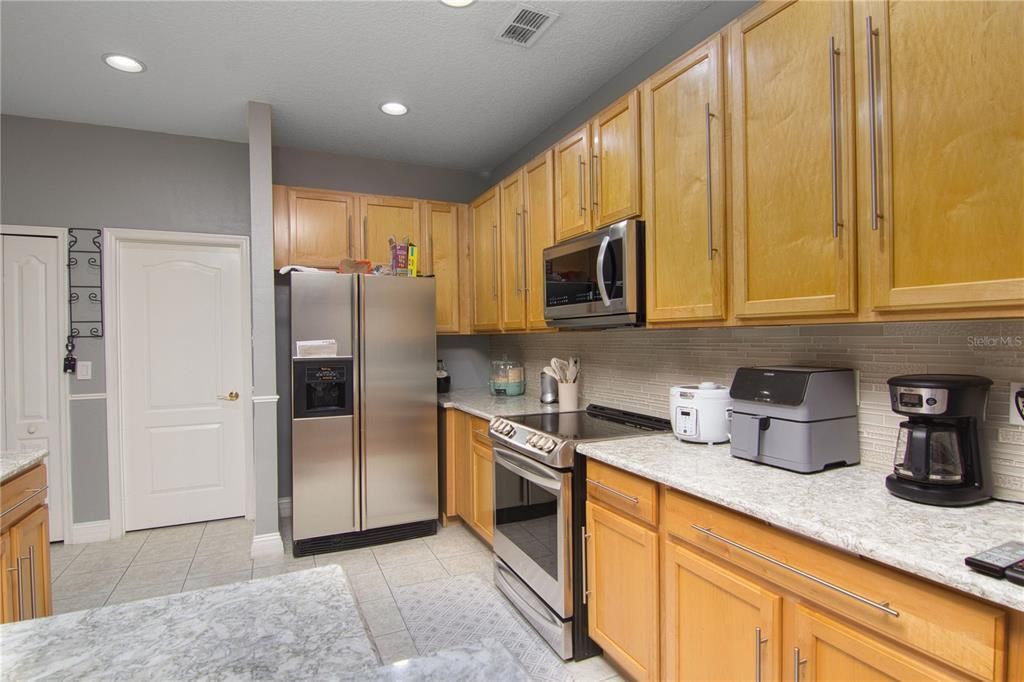 Interior, Kitchen, Recessed Lighting, Stainless Steel Appliances
