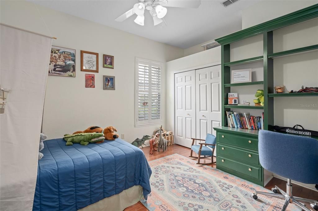 Bedroom, Home Office, Interior, Wood Texture Flooring