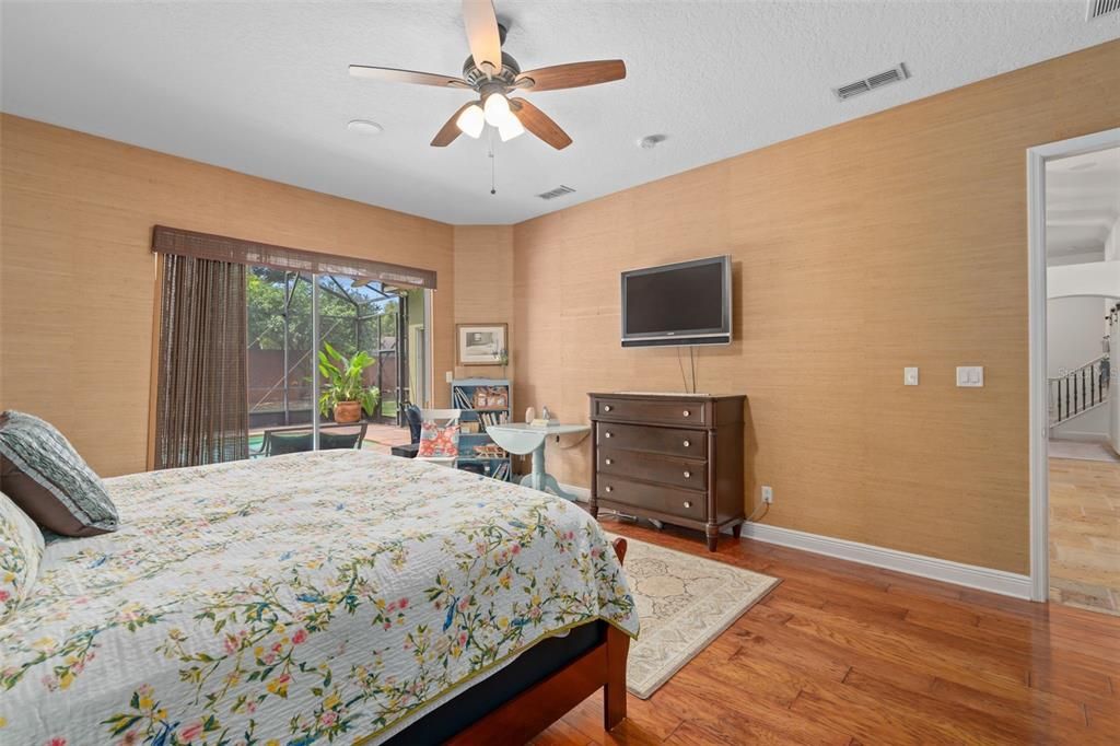 Bedroom, Interior, Wood Texture Flooring