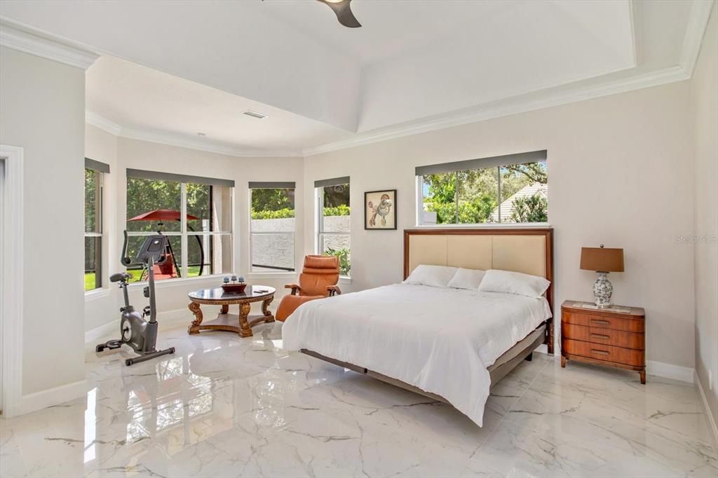 Bedroom, Fitness Equipment, Interior, Marble