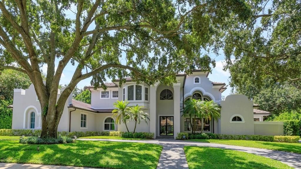 Backyard, Exterior, Facade, Mediterranean