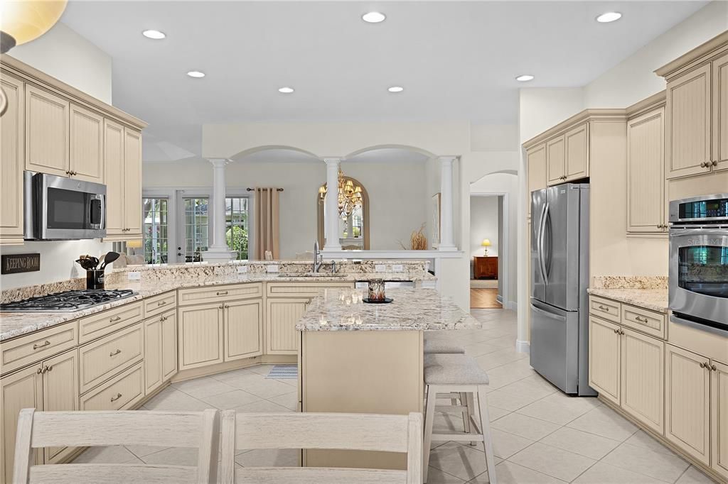 Interior, Kitchen, Recessed Lighting, Stainless Steel Appliances