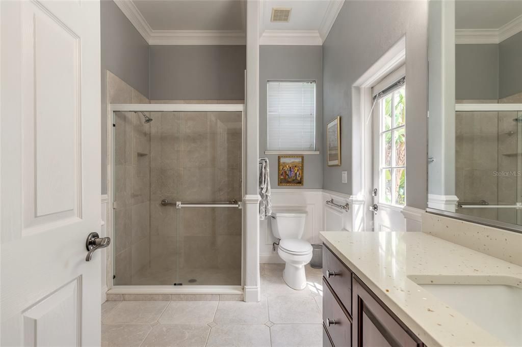 Bathroom, Glass Shower, Interior